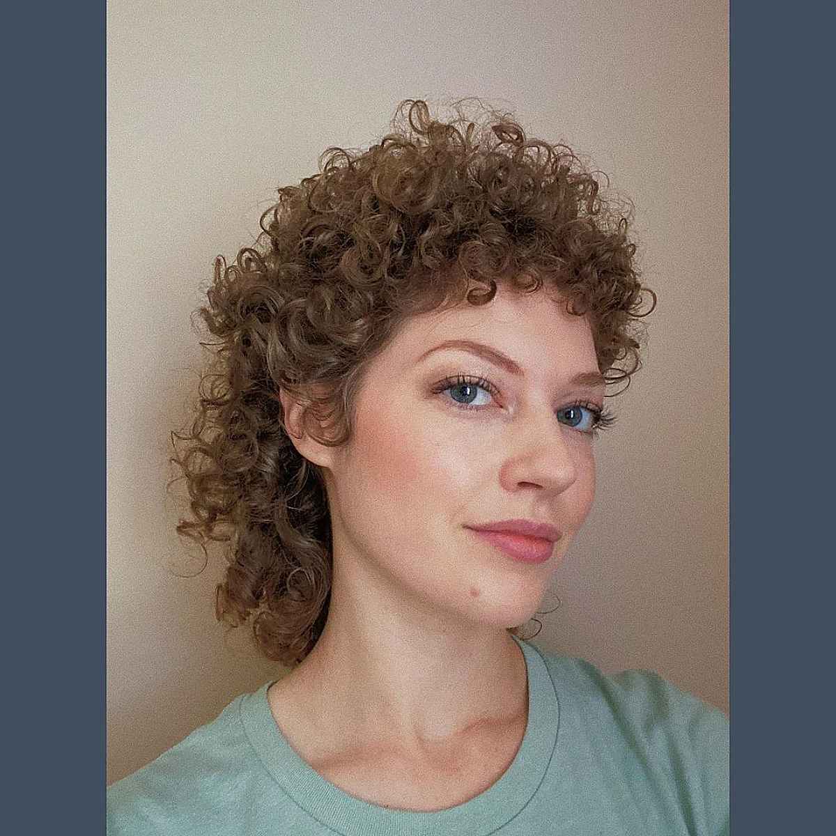 Mullet pour femmes pour cheveux bouclés
