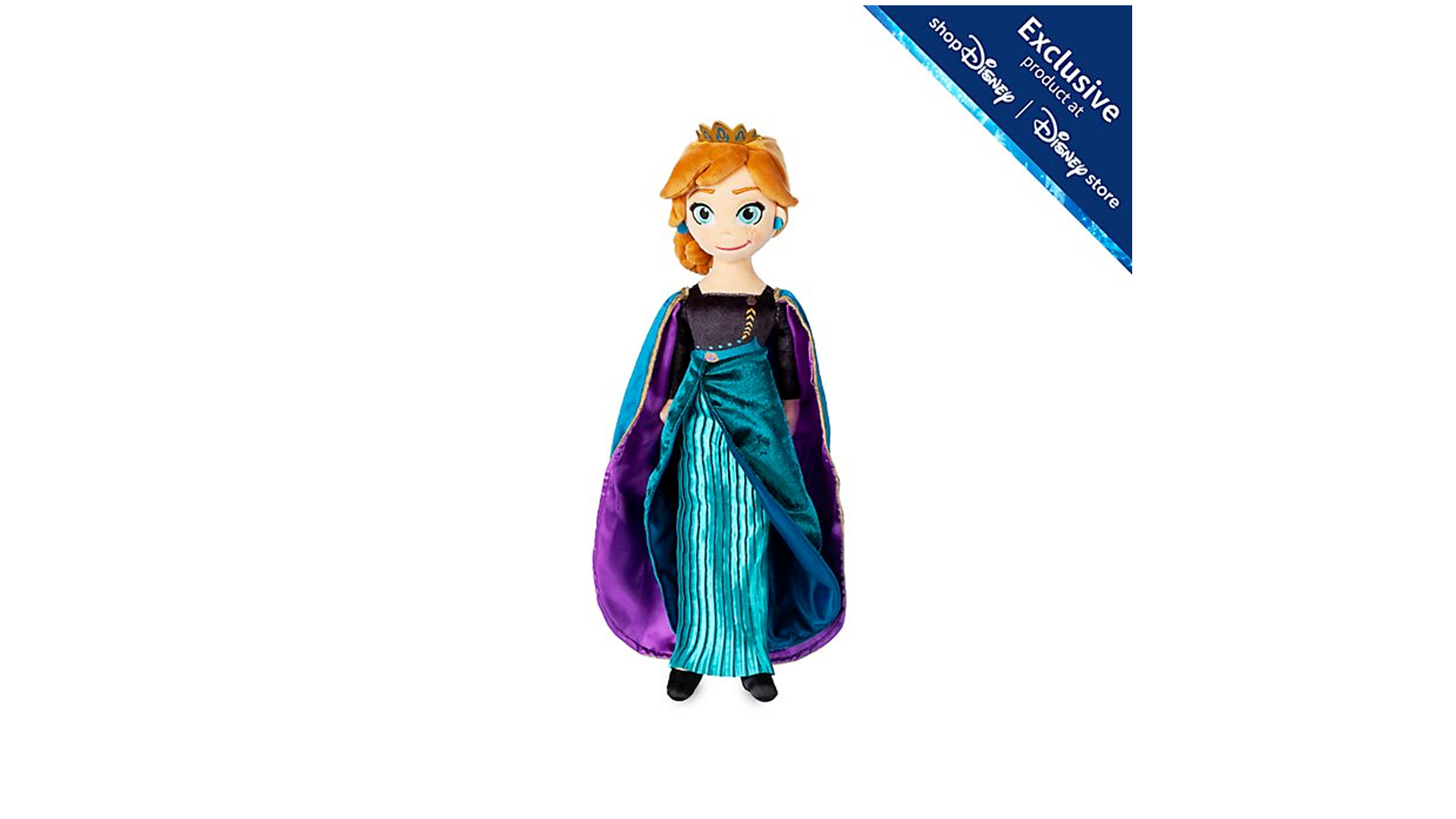 A soft Anna toy from the Disney Store UK