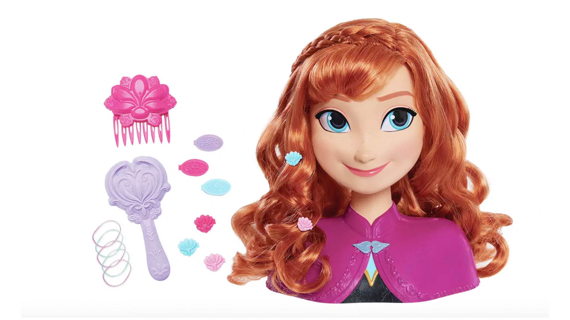 Anna from Frozen hair-styling doll