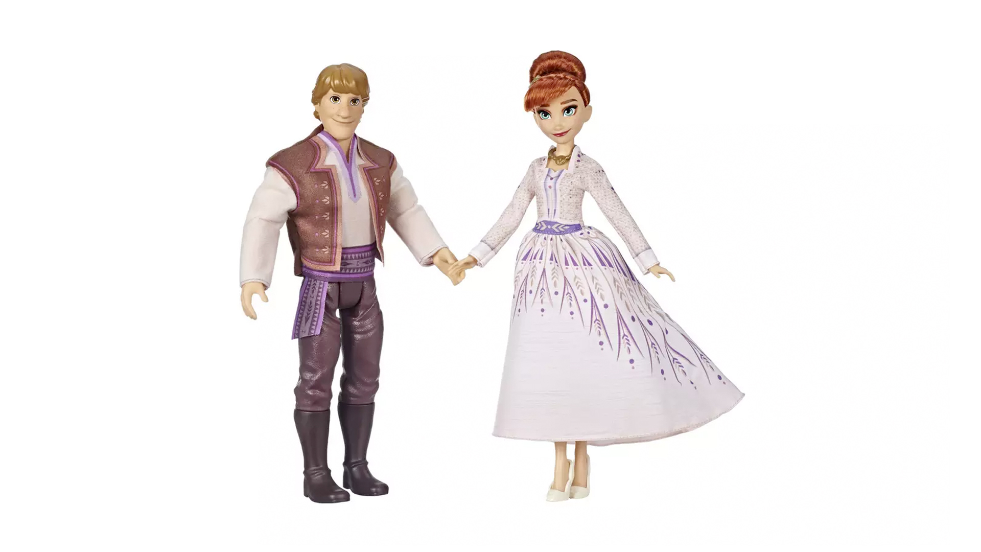 Anna and Kristoff dolls