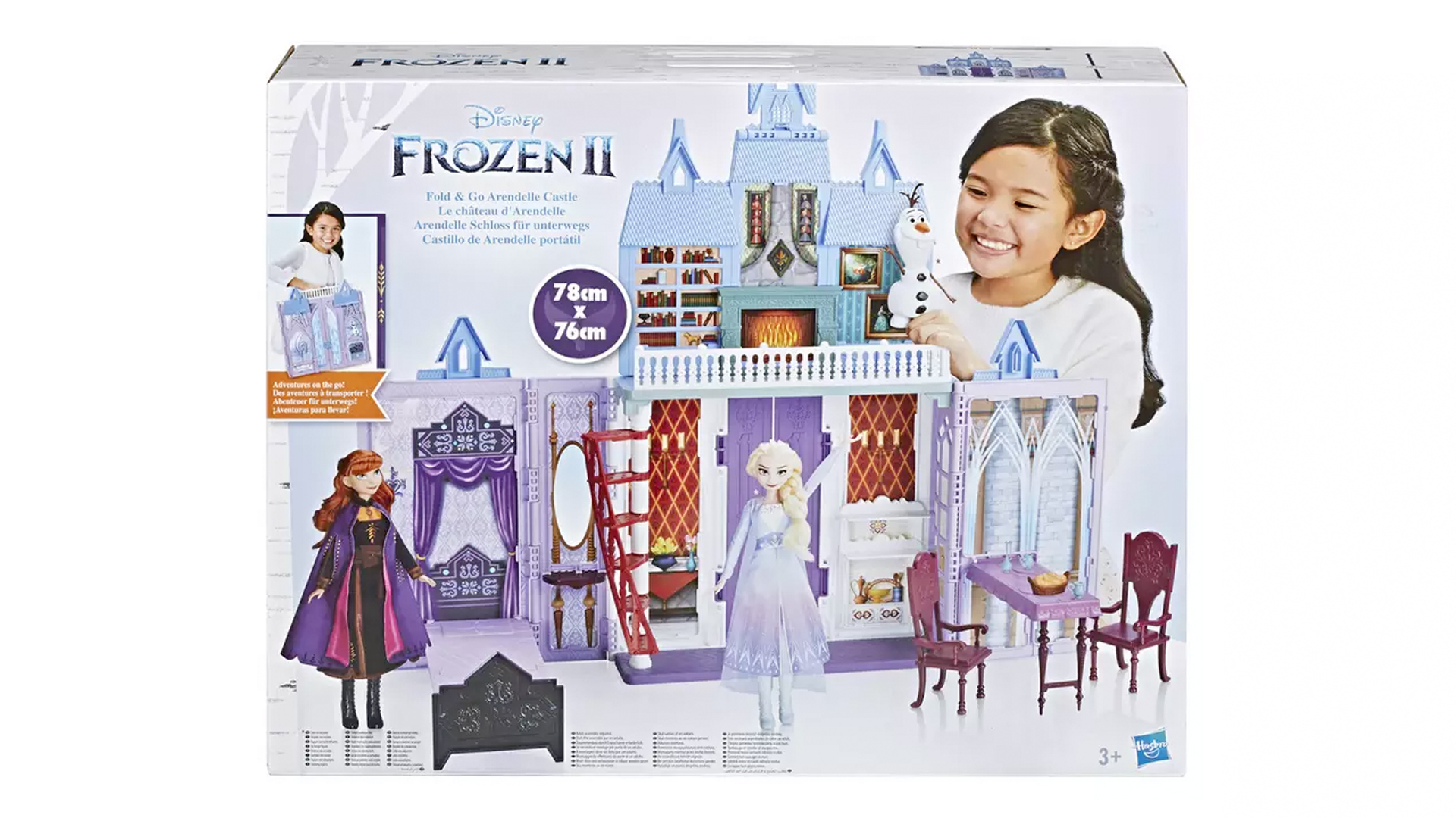 Elsa and Anna toy Frozen castle set