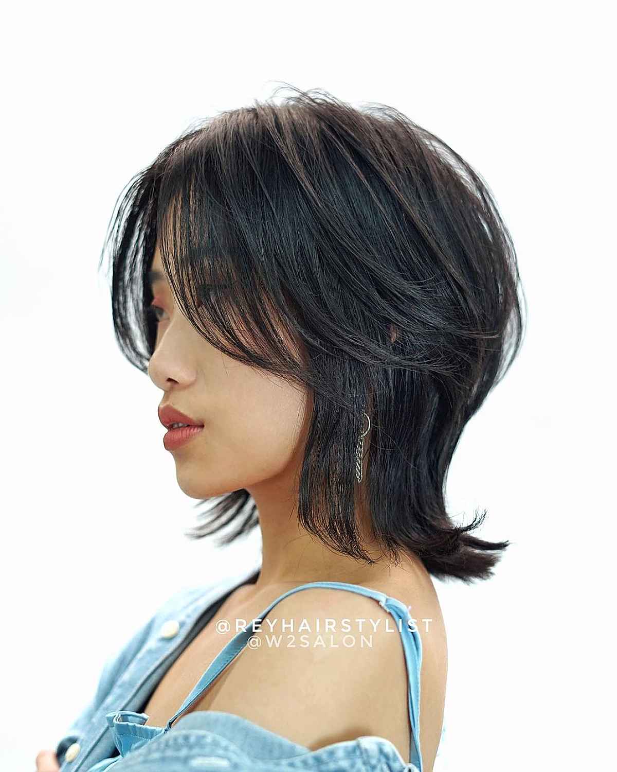 Coupe de cheveux coréenne hirsute