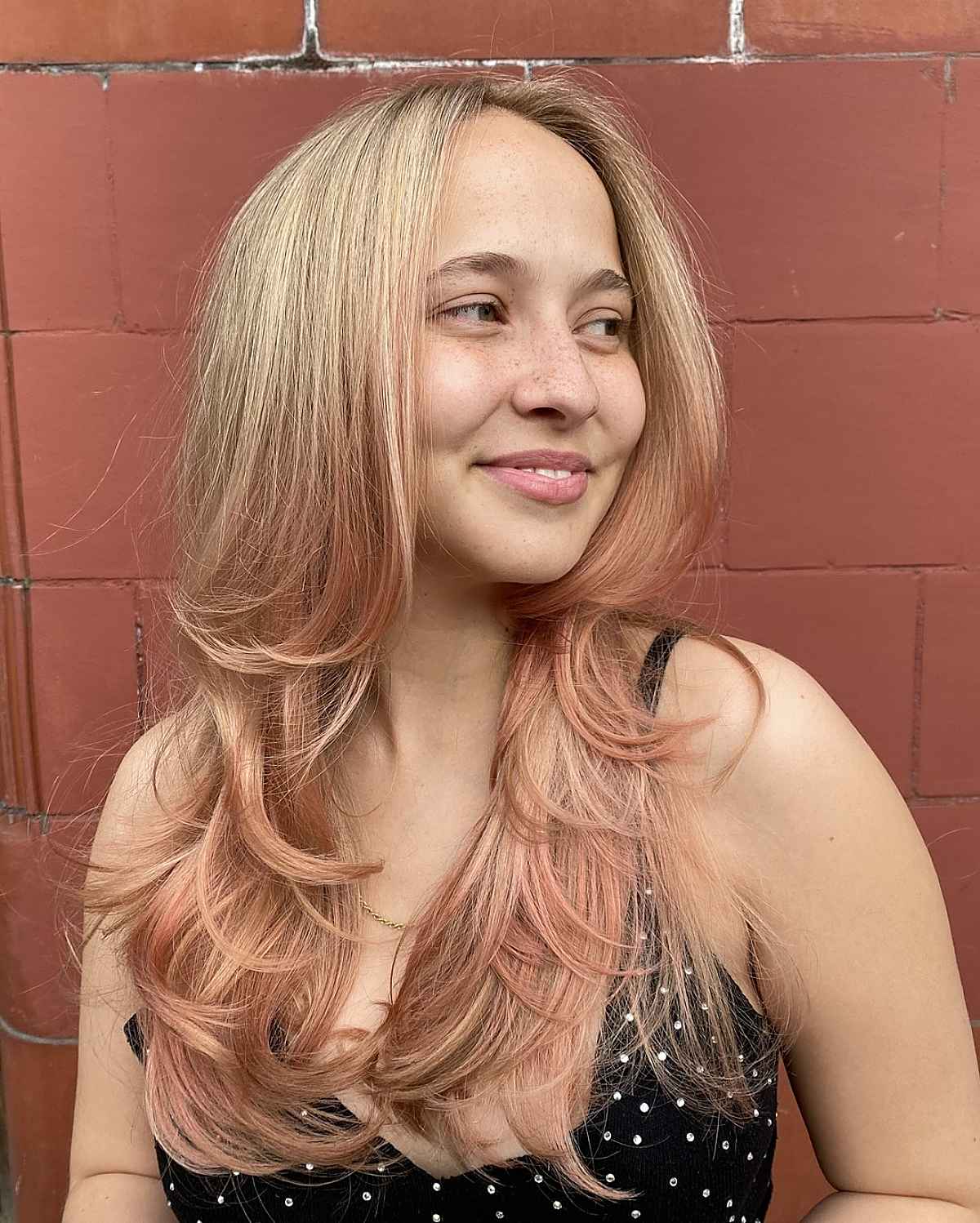 Layers longs pour les femmes de plus de 30 ans aux cheveux longs