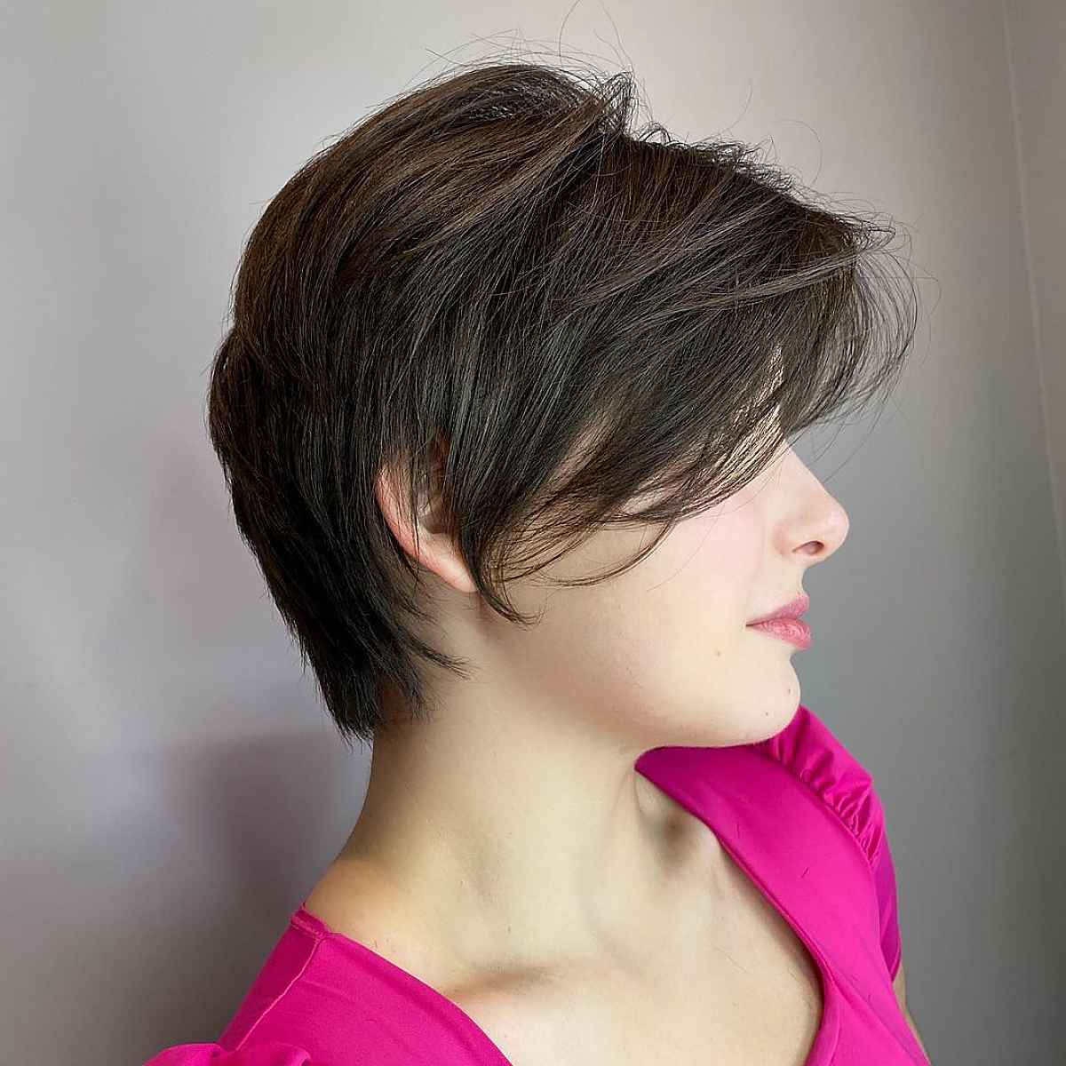 La coiffure Bixie aérée