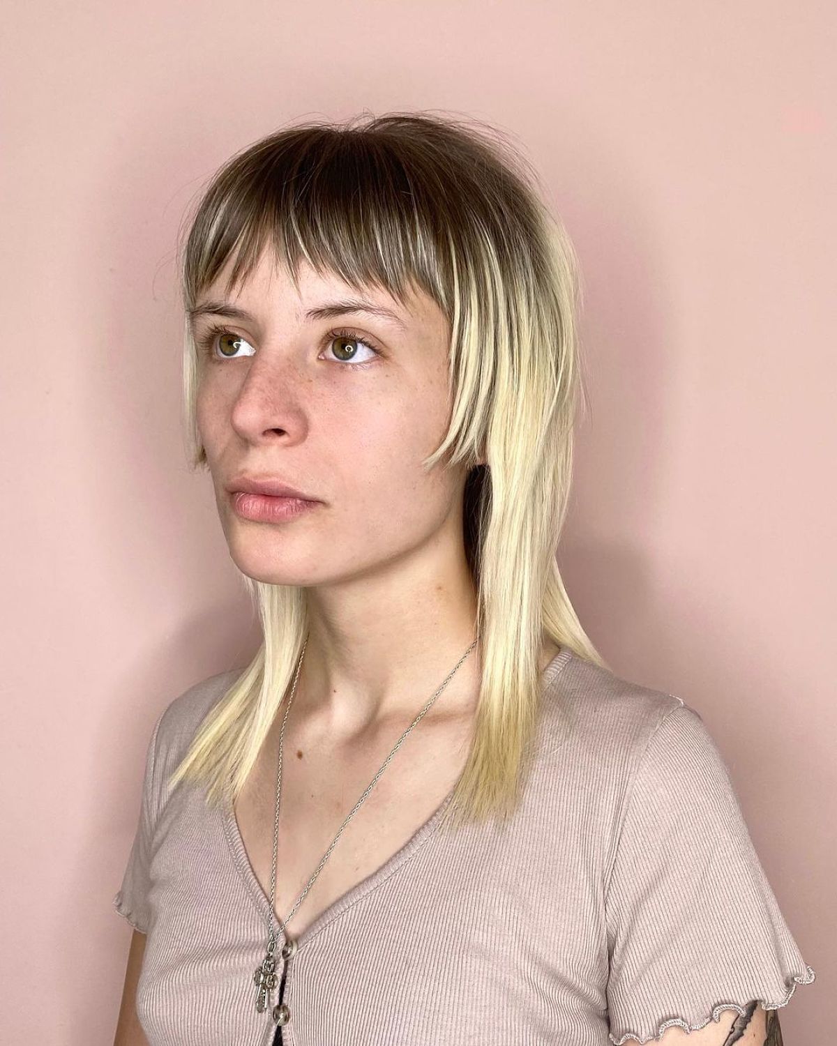 Coupe Hime avec frange texturée