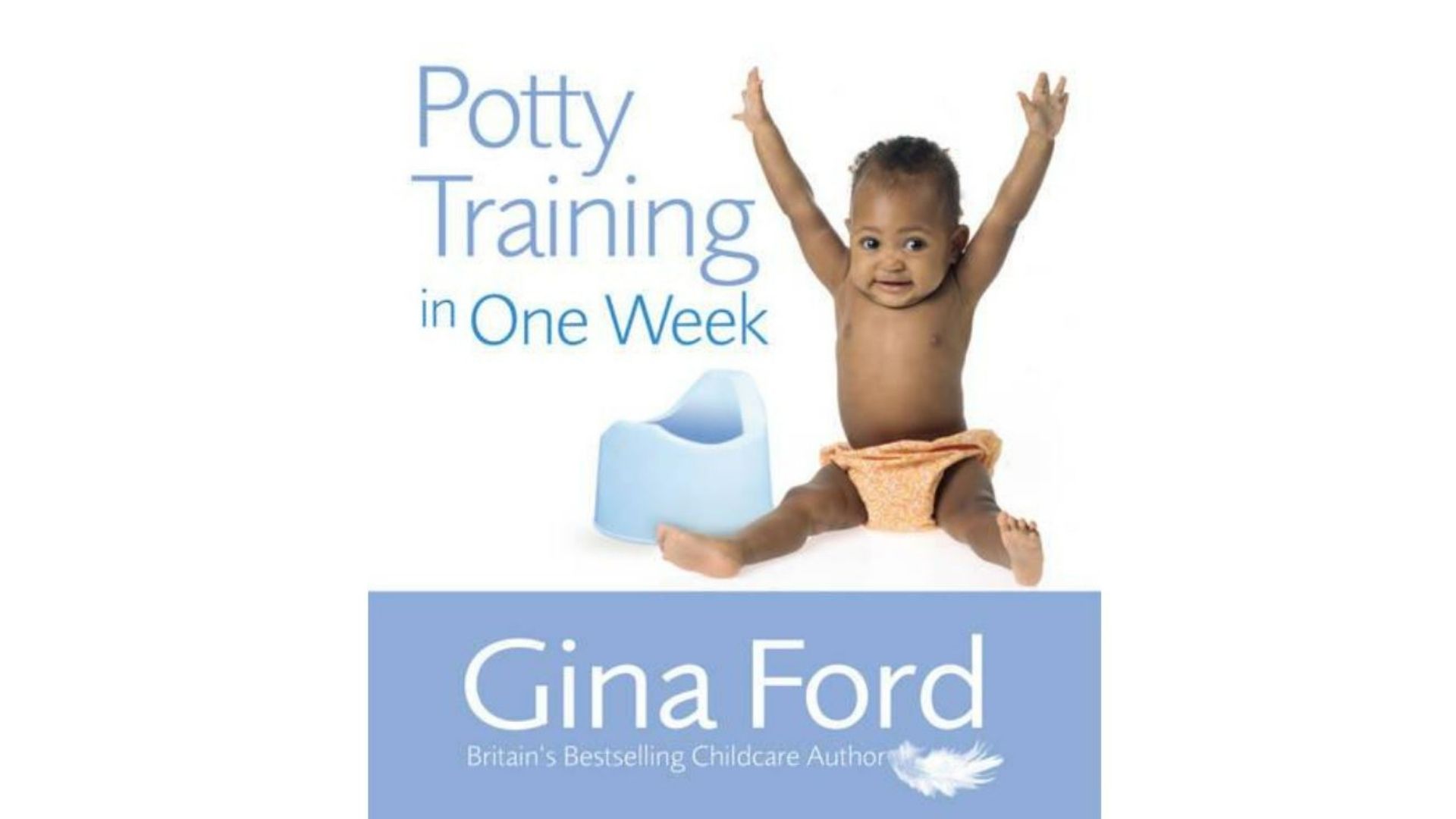 Image d'un livre avec un bébé et un pot sur la couverture comme l'un des meilleurs livres sur l'apprentissage de la propreté.