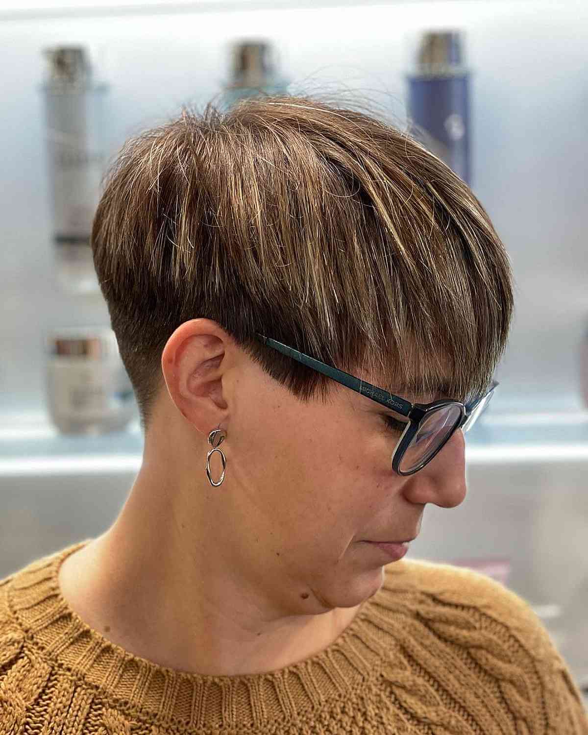 Coupe Pixie Effilée avec Babylights