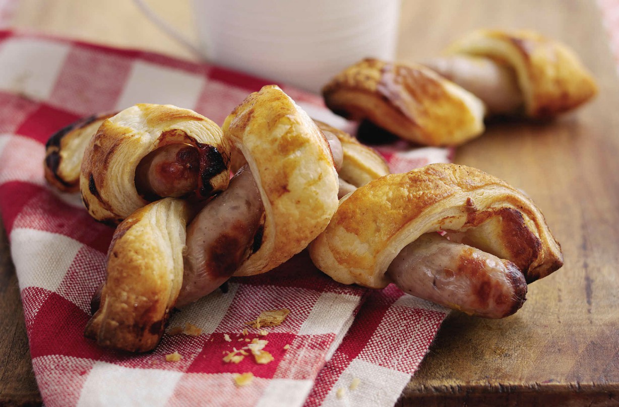 Recette de canapé_Rouleaux de saucisses tordus