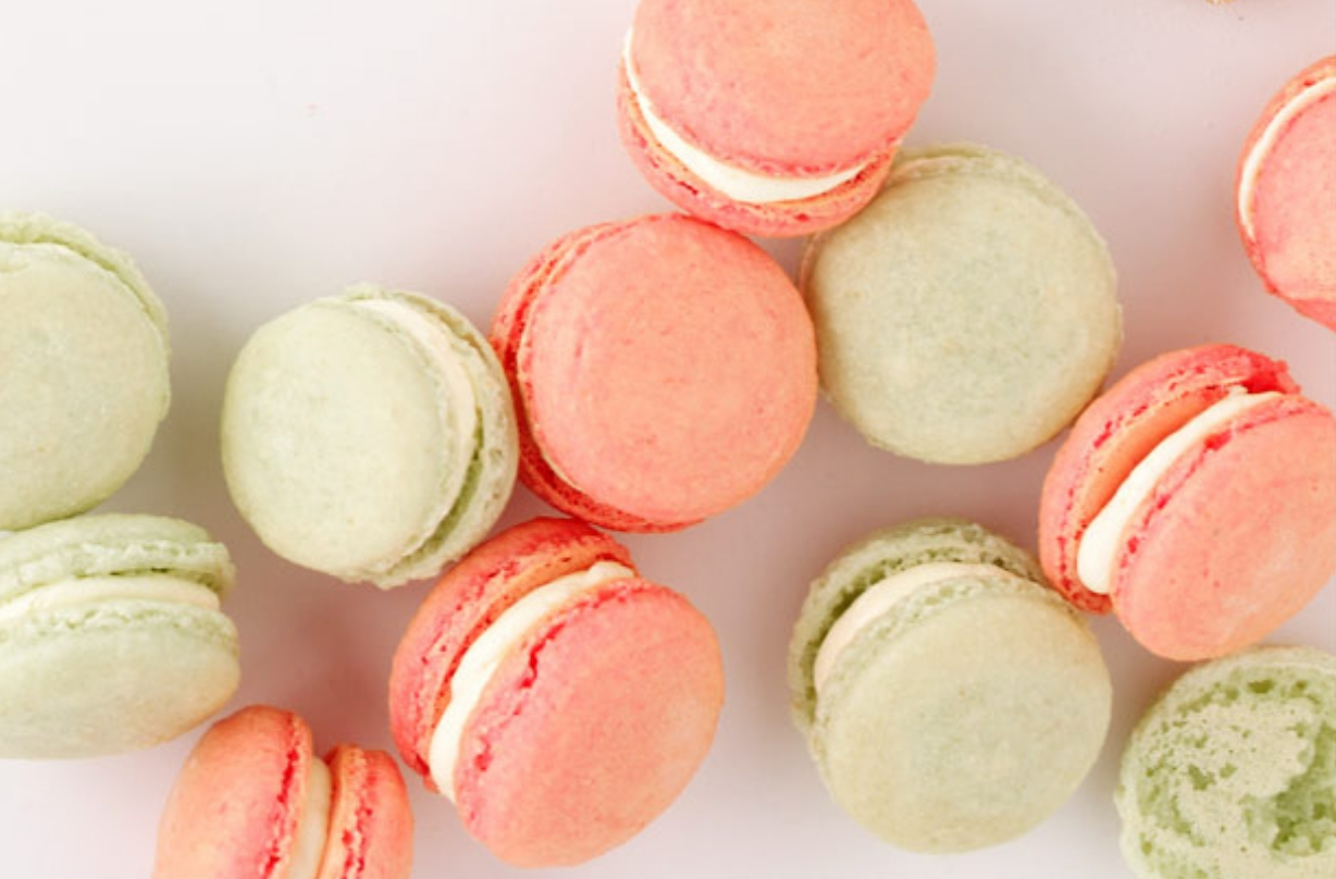 canapés aux macarons