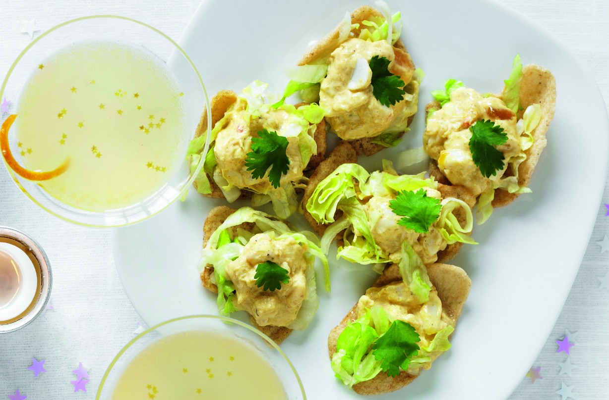 recette de canape salade de crabe du couronnement