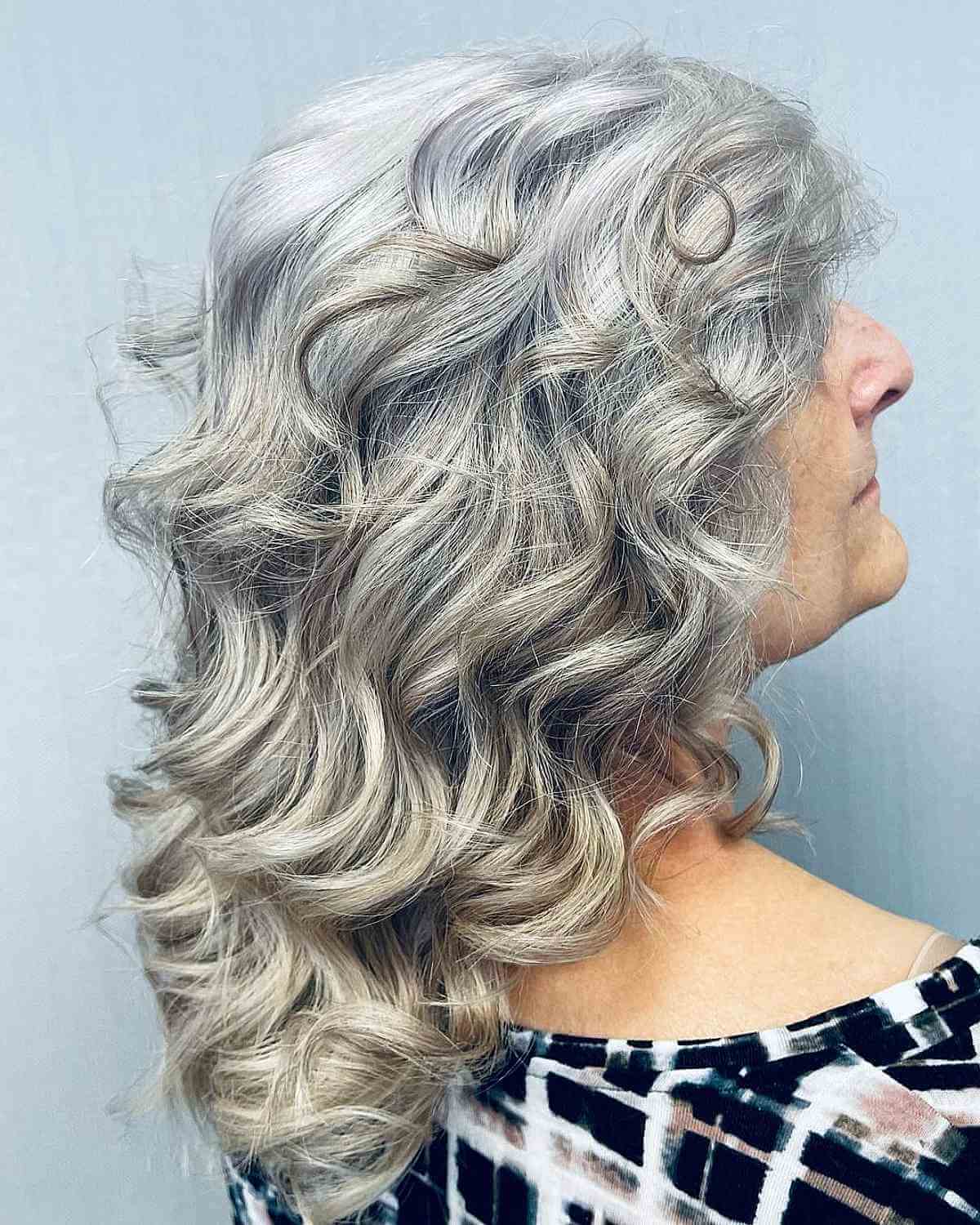 Mèches blond cendré intégral