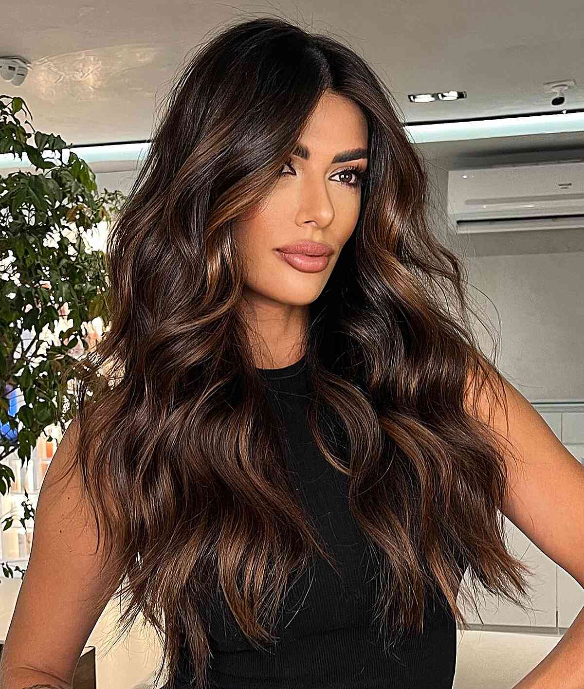 Blowout Beach Wave pour une coupe de cheveux plus longue