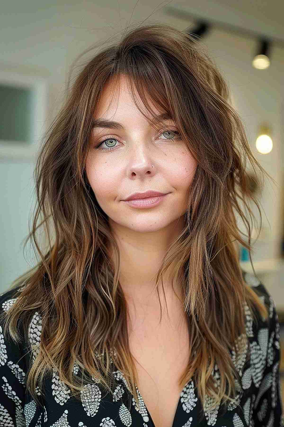 Coupe renard aux couches ébouriffées pour un look texturé et décoiffé