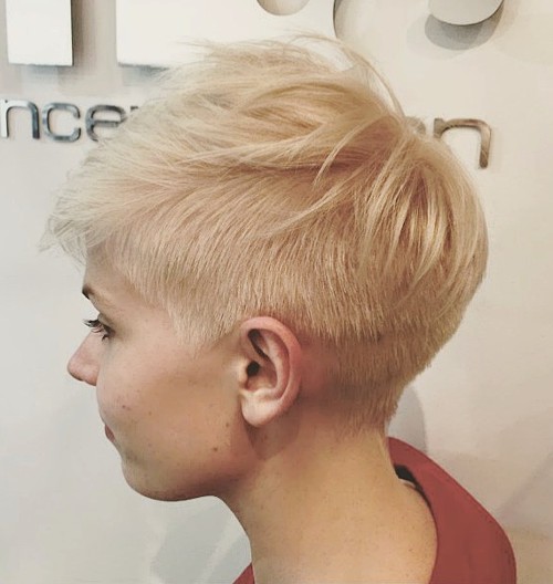 short spiky asymmetrical haircut