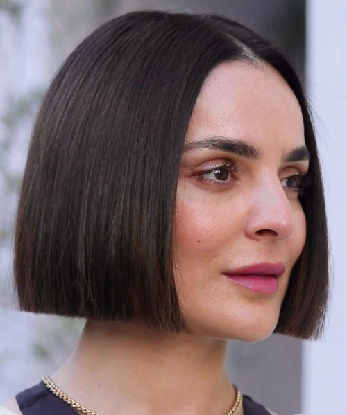 Chin Length Pin Straight Bob