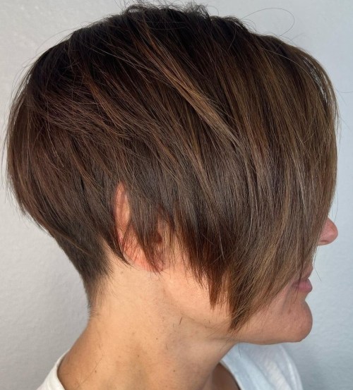 Undercut Pixie Bob Haircut