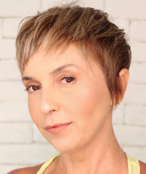 Pixie Haircut for Straight Hair