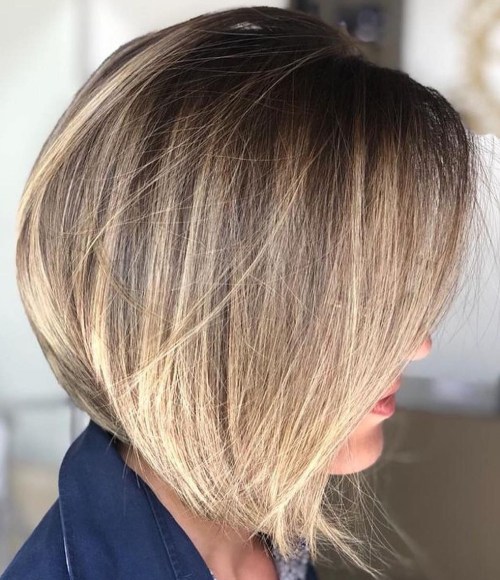 Shoulder Length Bob with Highlights