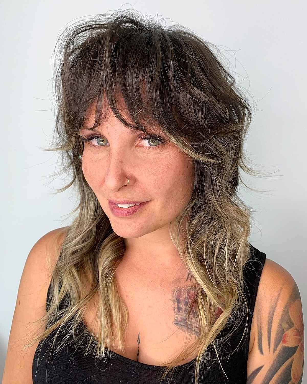 Shag sans entretien pour cheveux ondulés