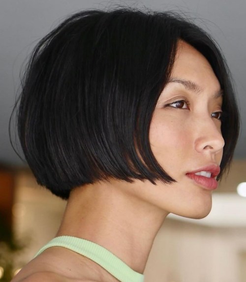 Dark French Bob