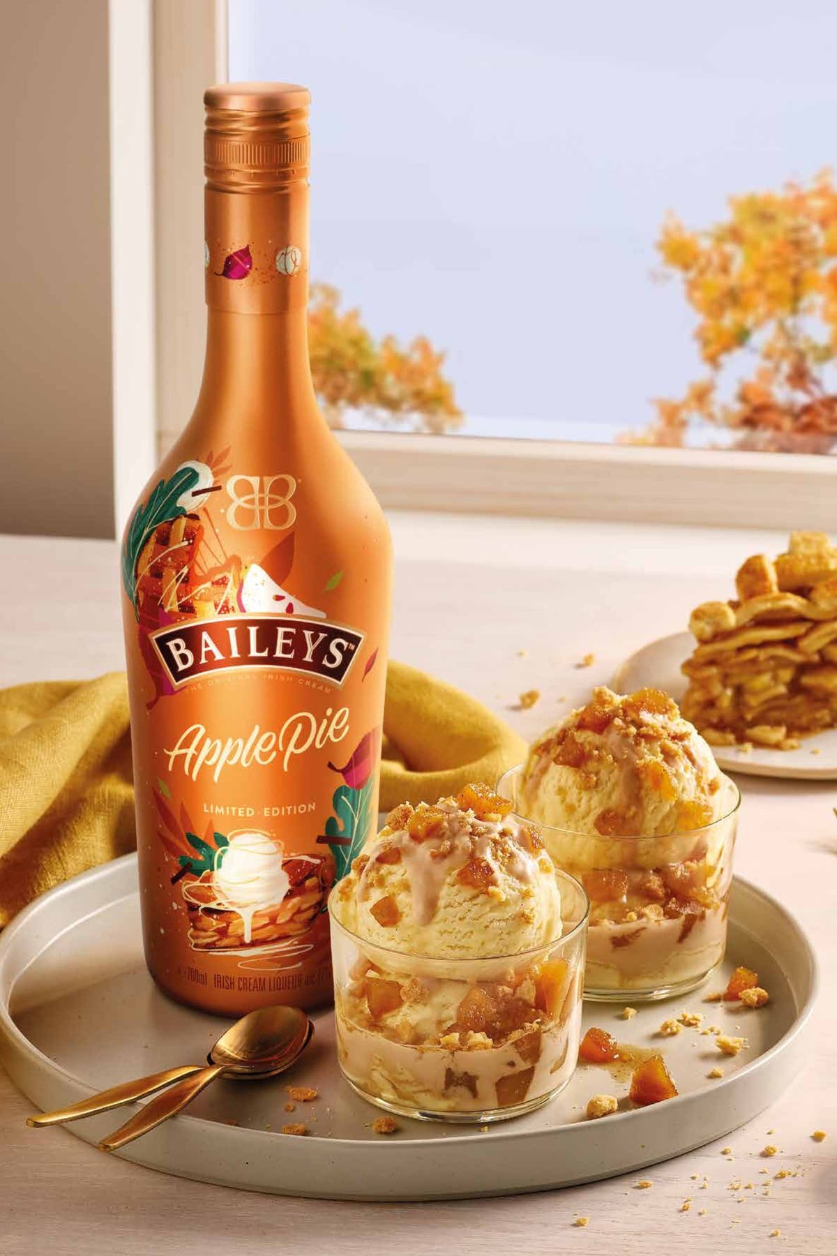 Tarte aux pommes Baileys